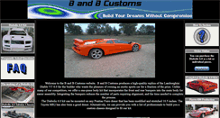Desktop Screenshot of bandbcustoms.com